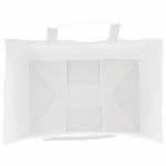 HKH Sacos de Papel 250 Unidades com Alças - Branco - 32x22x28 cm