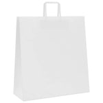 HKH Sacos de Papel 250 Unidades com Alças - Branco - 45x17x48 cm