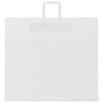 HKH Sacos de Papel 250 Unidades com Alças - Branco - 54x15x49 cm