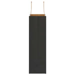 HKH Sacos de Papel 250 Unidades com Alças - Preto - 21x11x36 cm