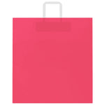 HKH Sacos de Papel 50 Unidades com Alças - Rosa - 45x17x48 cm