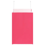 HKH Sacos de Papel 250 Unidades com Alças - Rosa - 26x17x25 cm