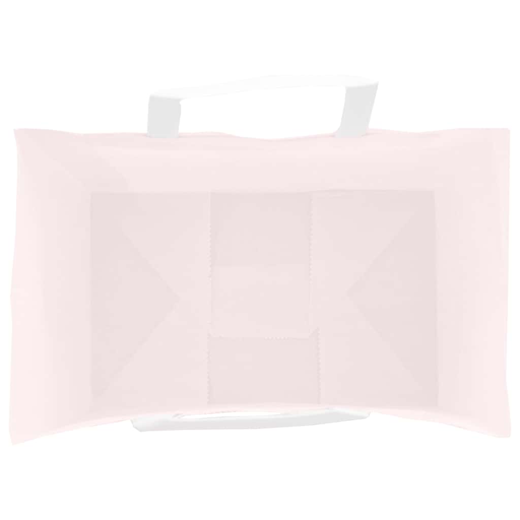 HKH Sacos de Papel 250 Unidades com Alças - Rosa - 26x17x25 cm