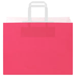 HKH Bolsas de Papel 250 Unidades con Asas - Rosa - 32x17x25 cm