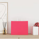 Bolsas de papel HKH 250 unidades con asas - Rosa - 32x22x24 cm