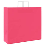 HKH Sacos de Papel 250 Unidades com Alças - Rosa - 54x15x49 cm