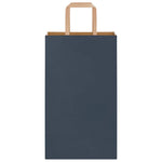 HKH Bolsas de Papel 50 Unidades con Asas - Azul - 21x11x36 cm