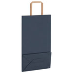 HKH Bolsas de Papel 50 Unidades con Asas - Azul - 21x11x36 cm