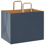 HKH Sacos de Papel 50 Unidades com Alças - Azul - 32x22x24 cm