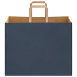 HKH Sacos de Papel 50 Unidades com Alças - Azul - 32x22x24 cm