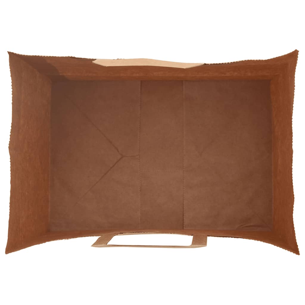 HKH Bolsas de Papel 250 Unidades con Asas - Azul - 32x22x24 cm