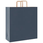 HKH Bolsas de Papel 250 Unidades con Asas - Azul - 45x17x48 cm