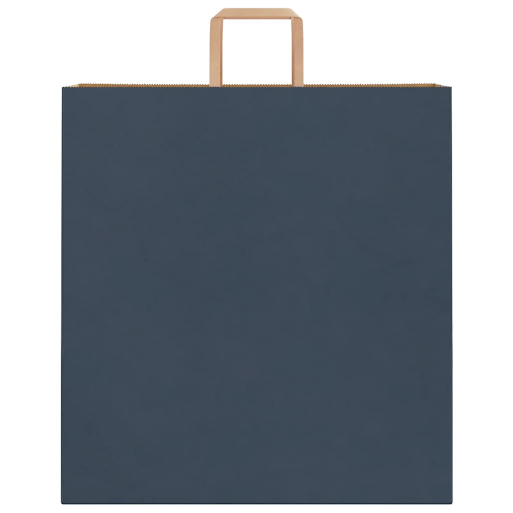 HKH Bolsas de Papel 250 Unidades con Asas - Azul - 45x17x48 cm