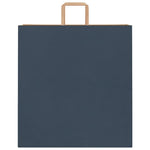 HKH Bolsas de Papel 250 Unidades con Asas - Azul - 45x17x48 cm
