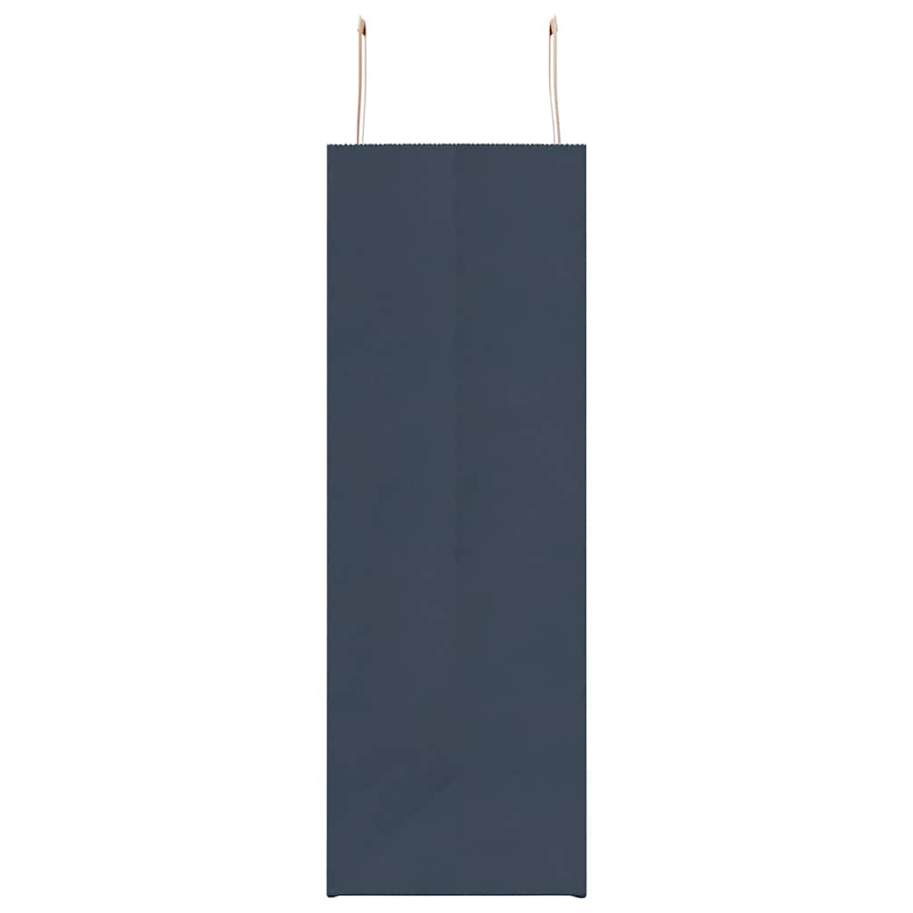 HKH Bolsas de Papel 250 Unidades con Asas - Azul - 45x17x48 cm