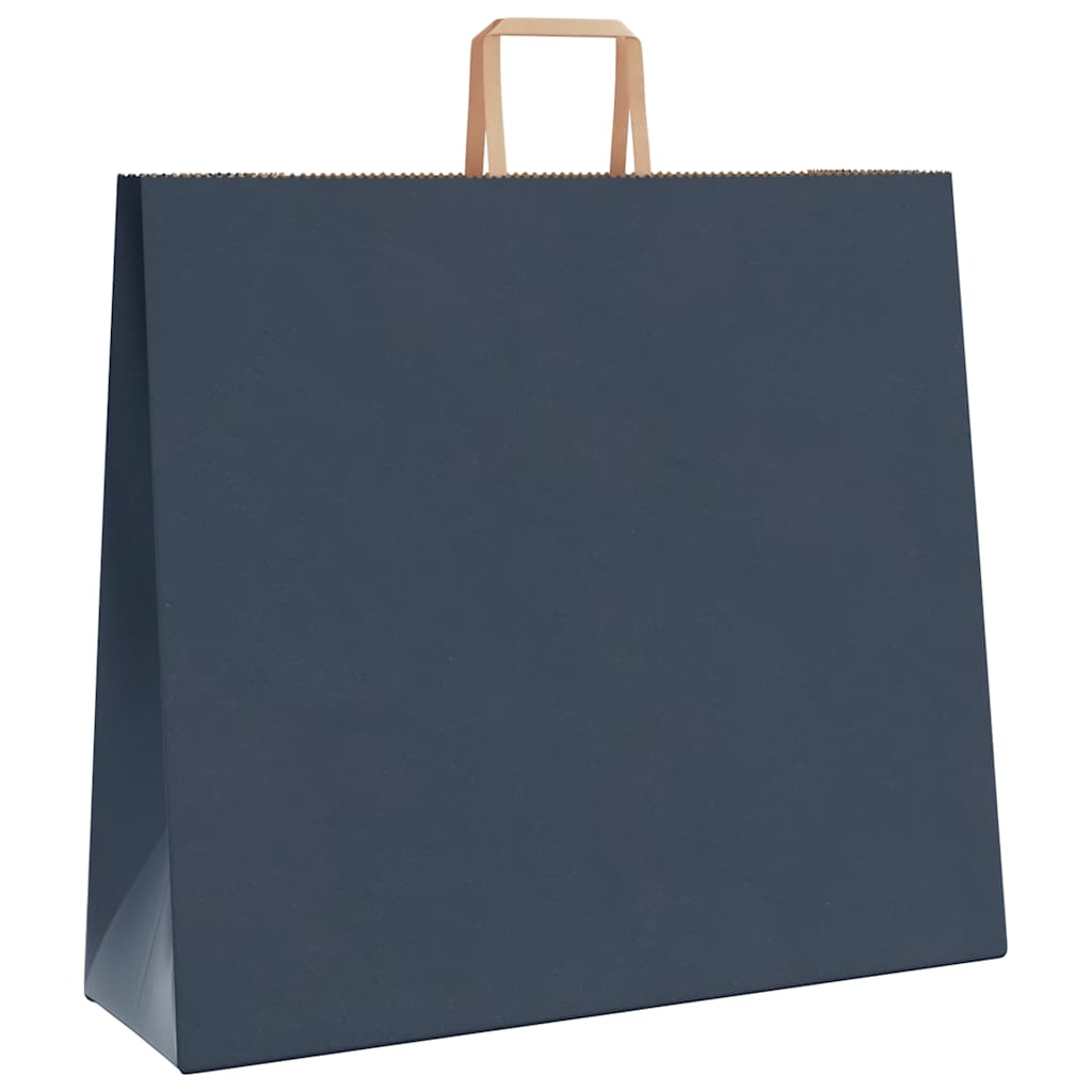 HKH Sacos de Papel 250 Unidades com Alças - Azul - 54x15x49 cm