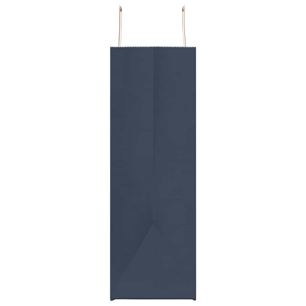HKH Sacos de Papel 250 Unidades com Alças - Azul - 54x15x49 cm