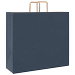 HKH Sacos de Papel 250 Unidades com Alças - Azul - 54x15x49 cm