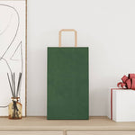 HKH Bolsas de Papel 250 Unidades con Asas - Verde - 21x11x36 cm