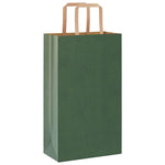 HKH Bolsas de Papel 250 Unidades con Asas - Verde - 21x11x36 cm