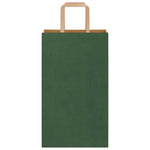 HKH Bolsas de Papel 250 Unidades con Asas - Verde - 21x11x36 cm