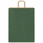 HKH Sacos de Papel 250 Unidades com Alças - Verde - 32x12x42 cm