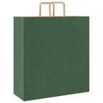 HKH Sacos de Papel 250 Unidades com Alças - Verde - 45x17x48 cm
