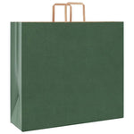 Bolsas de Papel HKH 250 Unidades con Asas - Verde - 54x15x49 cm