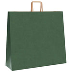 Bolsas de Papel HKH 250 Unidades con Asas - Verde - 54x15x49 cm