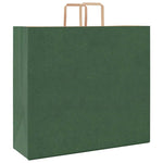 Bolsas de Papel HKH 250 Unidades con Asas - Verde - 54x15x49 cm