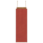 HKH Sacos de Papel 250 Unidades com Alças - Vermelho - 26x12x35 cm
