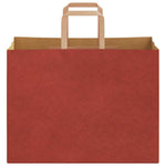 HKH Sacos de Papel 250 Unidades com Alças - Vermelho - 32x17x25 cm