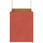 HKH Sacos de Papel 250 Unidades com Alças - Vermelho - 32x22x28 cm