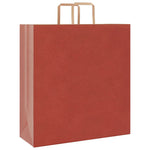 HKH Sacos de Papel 250 Unidades com Alças - Vermelho - 45x17x48 cm