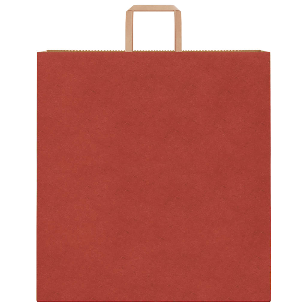 HKH Sacos de Papel 250 Unidades com Alças - Vermelho - 45x17x48 cm