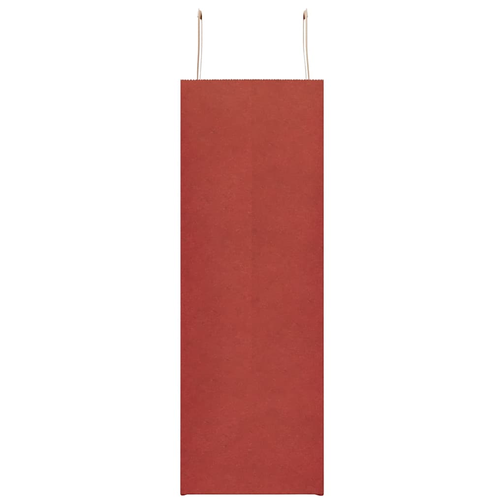 HKH Sacos de Papel 250 Unidades com Alças - Vermelho - 45x17x48 cm