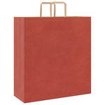 HKH Sacos de Papel 250 Unidades com Alças - Vermelho - 45x17x48 cm