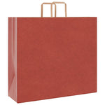 HKH Sacos de Papel 250 Unidades com Alças - Vermelho - 54x15x49 cm