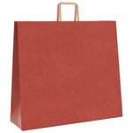 HKH Sacos de Papel 250 Unidades com Alças - Vermelho - 54x15x49 cm