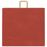 HKH Sacos de Papel 250 Unidades com Alças - Vermelho - 54x15x49 cm