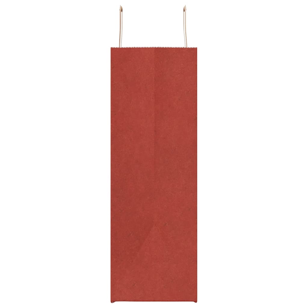 HKH Sacos de Papel 250 Unidades com Alças - Vermelho - 54x15x49 cm