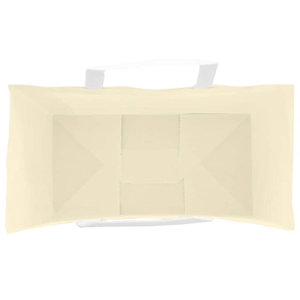 HKH Sacos de Papel 50 Unidades com Alças - Amarelo - 32x17x25 cm