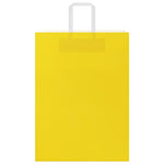 Bolsas de Papel HKH 50 Unidades con Asas - Amarillo - 32x17x44 cm