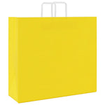 HKH Bolsas de papel 50 unidades con asas - Amarillo - 54x15x49 cm