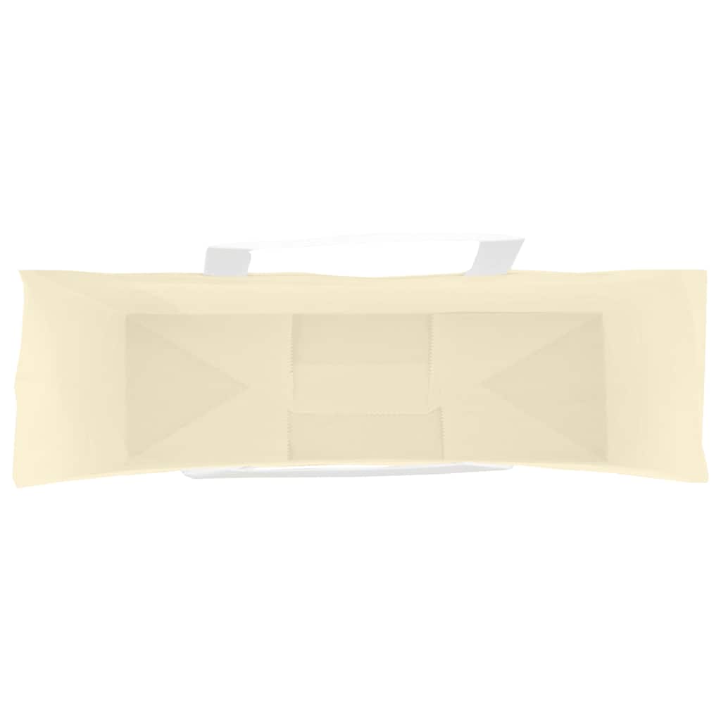 HKH Bolsas de papel 50 unidades con asas - Amarillo - 54x15x49 cm