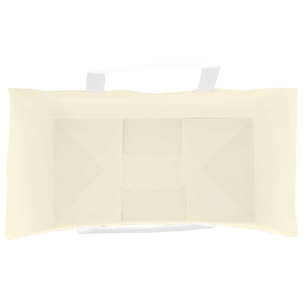 HKH Sacos de Papel 250 Unidades com Alças - Amarelo - 21x11x36 cm