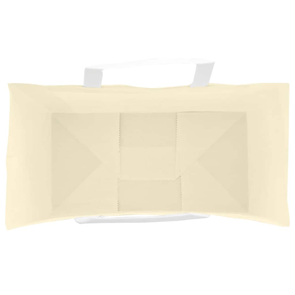 HKH Sacos de Papel 250 Unidades com Alças - Amarelo - 32x17x25 cm