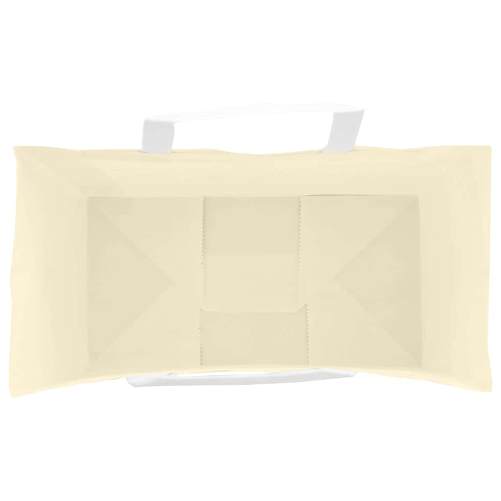 HKH Sacos de Papel 250 Unidades com Alças - Amarelo - 32x17x44 cm