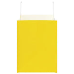 HKH Bolsas de Papel 250 Unidades con Asas - Amarillo - 32x22x28 cm
