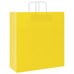 Bolsas de Papel HKH 250 Unidades con Asas - Amarillo - 45x17x48 cm